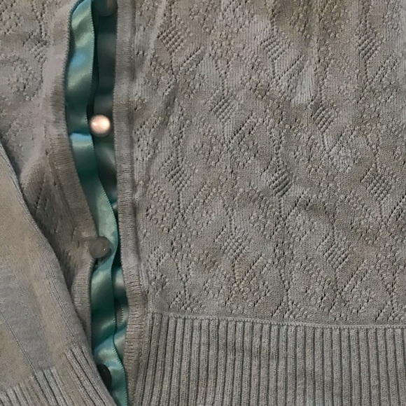 Mantles Cardigan Turquoise/Lt Blue - M - Picture 5 of 7